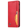 Étui Portefeuille Samsung Galaxy J6+ - Série Card Set - Rouge