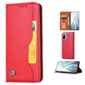 Étui Portefeuille Xiaomi Mi 11 Lite 5G - Serie Card Set - Rouge