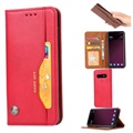Étui Portefeuille Samsung Galaxy S10e - Série Card Set - Rouge