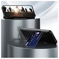 Coque Hybride avec Porte-Cartes pour Samsung Galaxy S21 5G - Noire