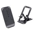 Support de téléphone pliable de type carte - Noir