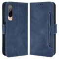 Étui Portefeuille HTC Desire 22 Pro - Série Cardholder - Bleu