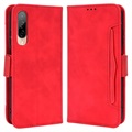 Étui Portefeuille HTC Desire 22 Pro - Série Cardholder - Rouge