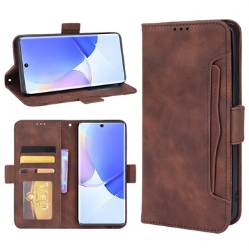 Étui Portefeuille Huawei Nova 9 - Série Cardholder - Marron