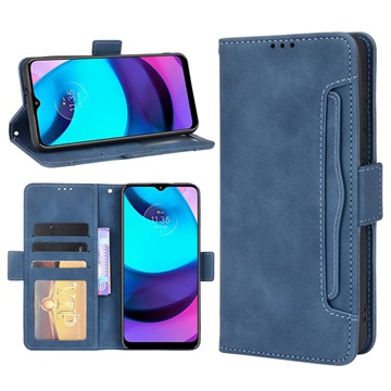 Étui Portefeuille Motorola Moto E20 - Série Cardholder - Bleu