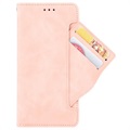 Étui Portefeuille Motorola Moto E20 - Série Cardholder - Rose