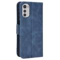 Étui Portefeuille Motorola Moto E32 - Série Cardholder - Bleu
