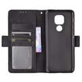 Étui Portefeuille Motorola Moto E7 Plus - Série Cardholder - Noir