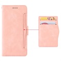 Étui Portefeuille Motorola Moto E7 Plus - Série Cardholder - Rose