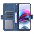 Étui Portefeuille Motorola Moto G100/Edge S - Série Cardholder - Bleu