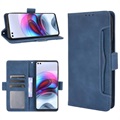 Étui Portefeuille Motorola Moto G100/Edge S - Série Cardholder - Bleu