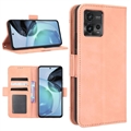 Étui Portefeuille Motorola Moto G72 - Série Cardholder - Rose