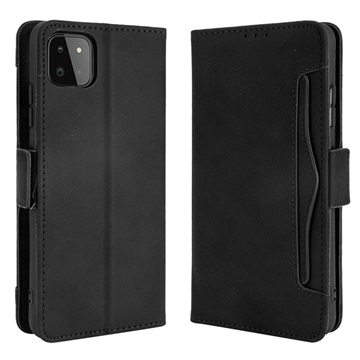 Étui Portefeuille Samsung Galaxy A22 5G, Galaxy F42 5G - Série Cardholder - Noir