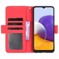Étui Portefeuille Samsung Galaxy A22 5G, Galaxy F42 5G - Série Cardholder - Rouge