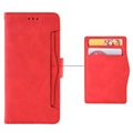 Étui Portefeuille Samsung Galaxy A22 5G, Galaxy F42 5G - Série Cardholder - Rouge