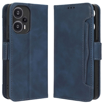 Étui Portefeuille Xiaomi Redmi Note 12 Turbo/Poco F5 - Série Cardholder - Bleu