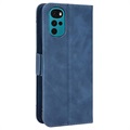 Étui Portefeuille Motorola Moto G22 - Série Cardholder - Bleu