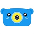 Appareil Photo HD Cartoon pour Enfants avec 3 Jeux - 12MP - Ours / Bleu