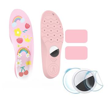 Semelles de chaussures à motif cartoon avec support AirTag et films de protection - 135-150mm