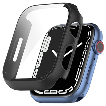 Coque Apple Watch Series 7 avec Verre Trempé - 41mm - Noire