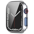 Coque Apple Watch Series 7 avec Verre Trempé - 45mm - Argentée