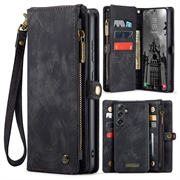 Étui Portefeuille Samsung Galaxy S24 FE Multifonctionnel 2-en-1 Caseme 008