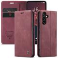 Étui Portefeuille Samsung Galaxy A54 5G Caseme Série 013 - Bordeaux