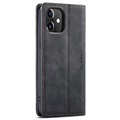 Étui Portefeuille iPhone 12 Mini Caseme Série 013 - Noir