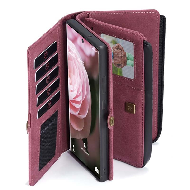 Étui Portefeuille Samsung Galaxy S21  5G Multifonctionnel 2-en-1 Caseme ...