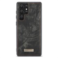Étui Portefeuille Samsung Galaxy S22 Ultra 5G Multifonctionnel 2-en-1 Caseme - Noir