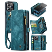 Étui Portefeuille iPhone 15 Pro Max Multifonctionnel 2-en-1 Caseme
