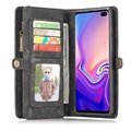 Étui Portefeuille Samsung Galaxy S10 Multifonctionnel 2-en-1 Caseme - Noir