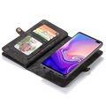 Étui Portefeuille Samsung Galaxy S10 Multifonctionnel 2-en-1 Caseme - Noir