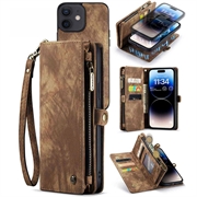 Étui Portefeuille iPhone 12/12 Pro Multifonctionnel 2-en-1 Caseme