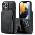 Coque Hybride iPhone 13 Pro Max Caseme C20 Zipper Pocket - Noir