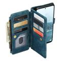 Étui Portefeuille Samsung Galaxy A33 5G Multifonctionnel Caseme C30 - Bleu