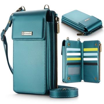 Caseme ME50 Sac à bandoulière universel avec protection RFID - 4"-7.3" - Bleu