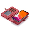 Étui Portefeuille iPhone 11 Pro Multifonctionnel 2-en-1 CaseMe - Rouge