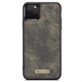 Étui Portefeuille iPhone 11 Pro Max Multifonctionnel 2-en-1 Caseme - Noir