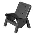 Support de recharge sans fil et amplificateur de son pour chaise - 15W - Noir