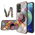 Coque Hybride OnePlus Nord CE 2 Lite 5G Checkered Pattern - Mandala Coloré