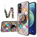 Coque Hybride Xiaomi 12/12X Checkered Pattern - Mandala Coloré