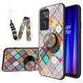 Coque Hybride OnePlus Nord CE 2 5G Checkered Pattern - Mandala Coloré