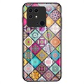 Coque Hybride Xiaomi Redmi 10C Checkered Pattern - Mandala Coloré