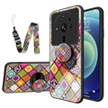 Coque Hybride Xiaomi 12S Ultra Checkered Pattern - Mandala Coloré