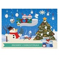 Christmas Jigsaw Puzzle Painting - 1000psc - Snowman
