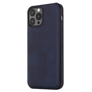 Coque iPhone 12 Pro Max en TPU Revêtue - Compatible MagSafe - Bleu Foncé