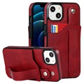 Coque iPhone 13 Mini TPU Revêtue avec RFID - Rouge