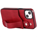 Coque iPhone 13 Mini TPU Revêtue avec RFID - Rouge