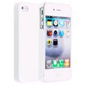 Coque Rigide Caoutchoutée Code iPhone 4 / 4S - Blanche